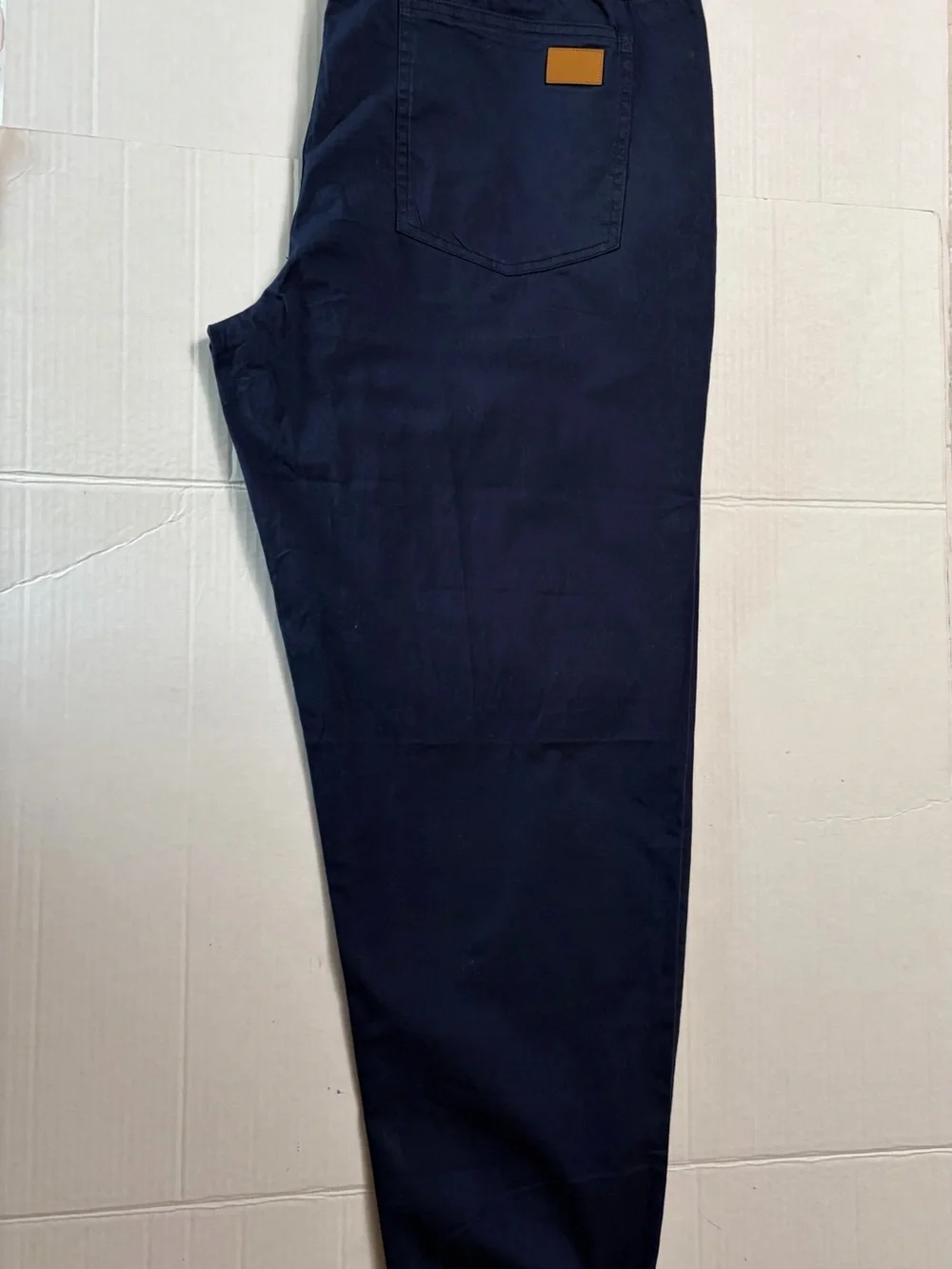 NWT JMIERR Men's Casual Drawstring Joggers Navy Blue Twill Pants‎ Size 2XL